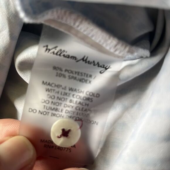 William Murray BEERSUCKER BUTTON DOWN long sleeve M - Picture 12 of 15